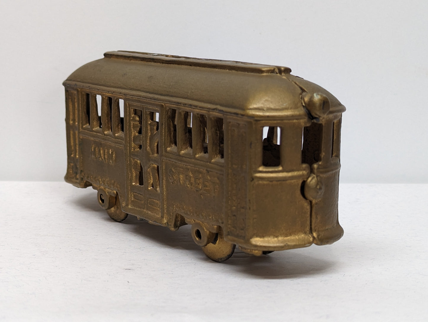 A.C. Williams Main Street Trolley Cast Iron Still Bank