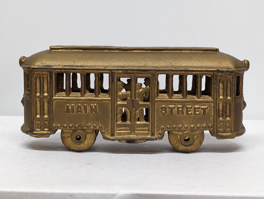 A.C. Williams Main Street Trolley Cast Iron Still Bank