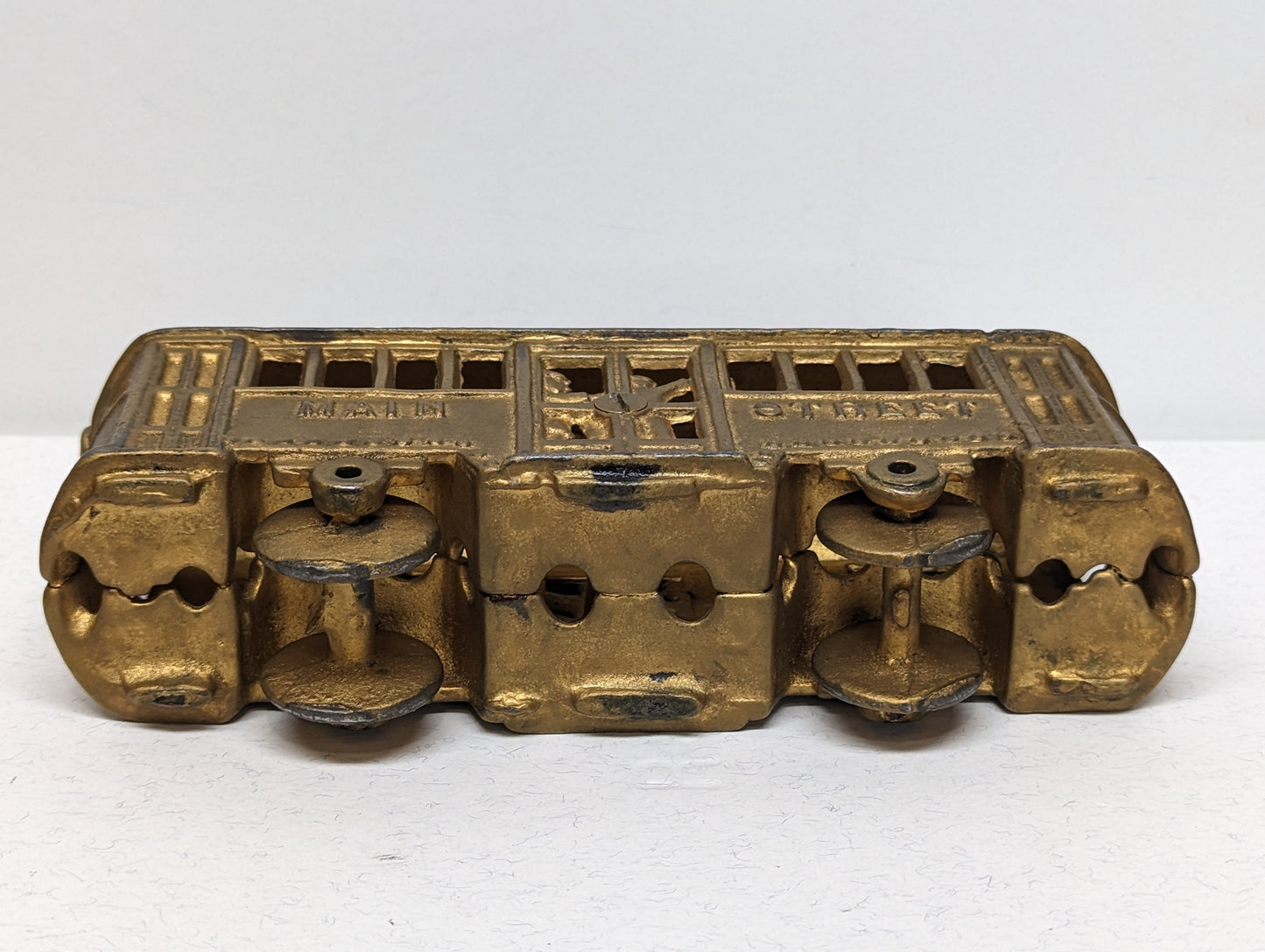 A.C. Williams Main Street Trolley Cast Iron Still Bank