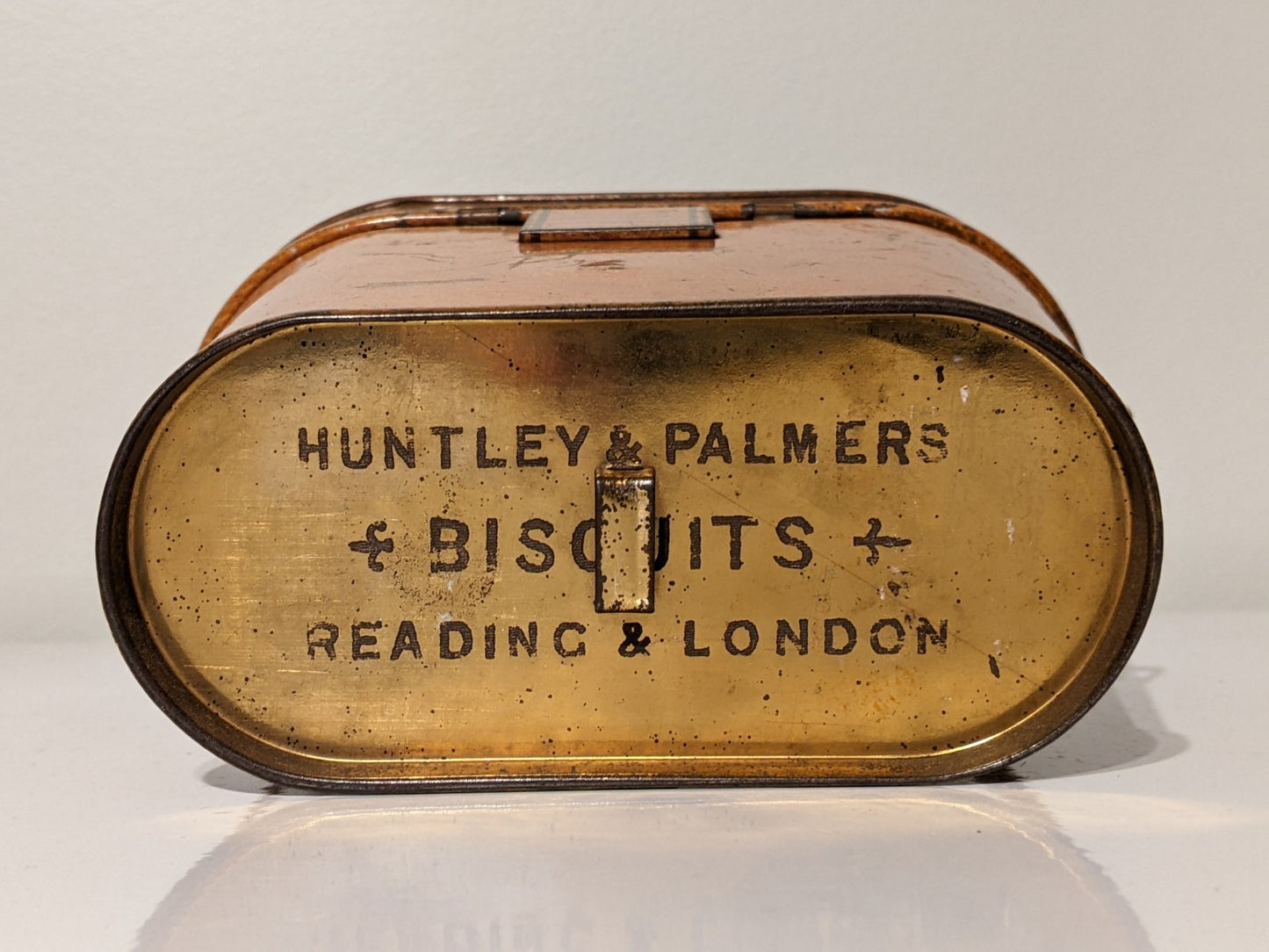 Antique Huntley and Palmer Binocular Case English Biscuit Tin