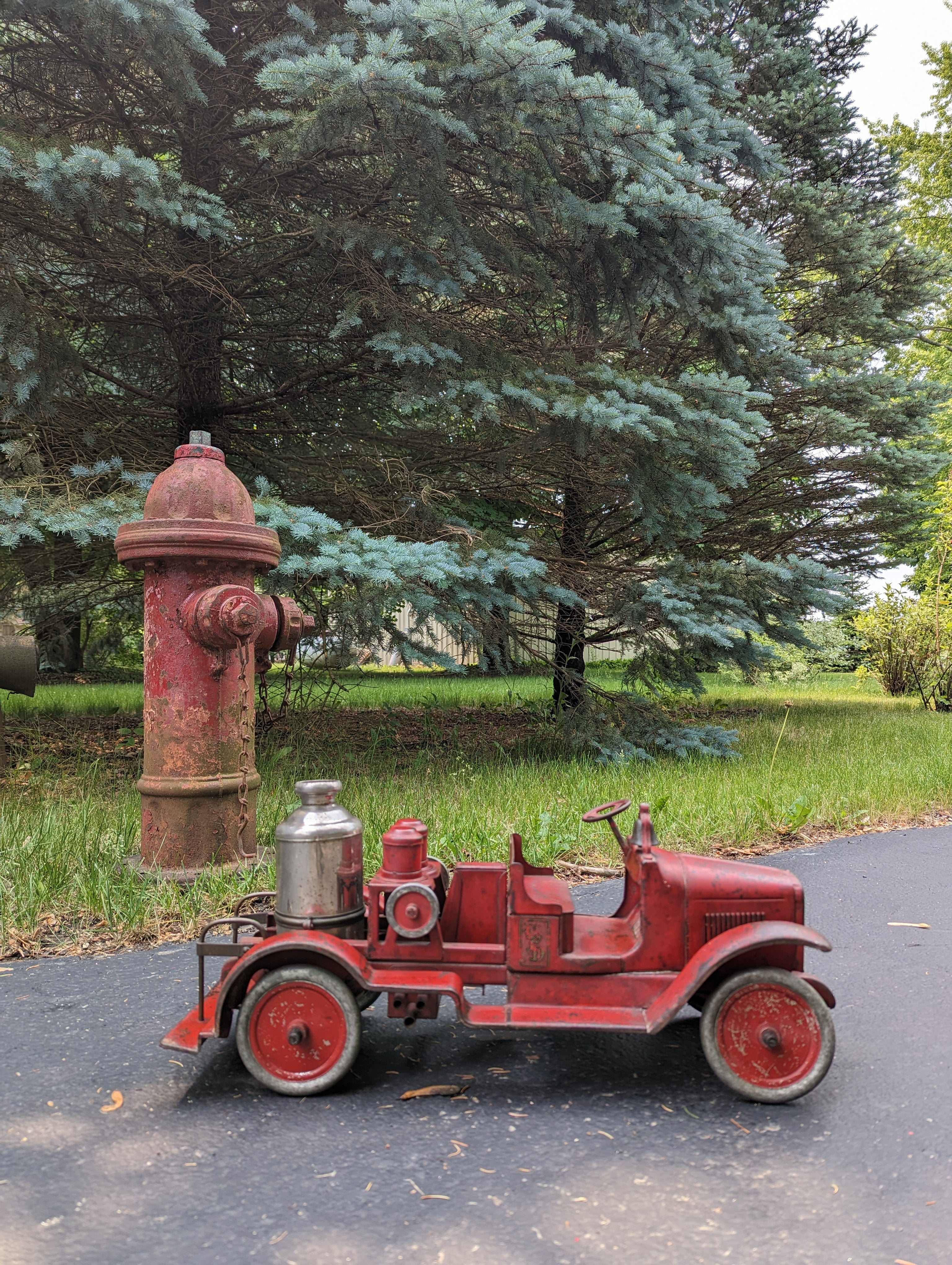 Buddy l fire trucks hot sale 1920's